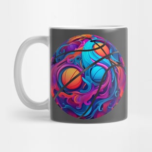 Psychedelic Basketball Mug